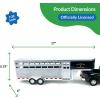 imageAMT Adult Collectibles  Yellowstone Dutton Ranch Trailer with Gooseneck Trailer Hitch for Farm Toys  Collectibles  Working Rear and Side Doors 120 Scale