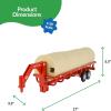 imageBig Country Toys Hay Trailer with Gooseneck Trailer Hitch Fun AddOn for Farm Toys ampamp Toy Trucks