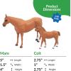 imageBig Country Toys Horse Mare and Colt Set Brown