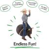 imageBig Country Toys Lil Bucker Bull ampamp PBR Bucking Chute Kids Toys Set Rodeo Ride On Toys for 18 Months to 3 Years Inflatable Bouncy Animals for Toddlers with PumpBouncy Bull