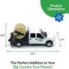 imageBig Country Toys Realistic Ford Truck Toy with Hay Squeeze 120 Scale Farm Toys for 3 Year Old Boys