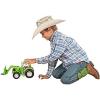 imageBig Country Toys Tractor ampamp Baler Bundle  120 Scale  Farm Toys  Green Toy Tractor  Hay Bale with Holes  Plastic