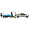 imageBig Country Toys  Fishing Toy Playset  Kids Fishing Set with Toy Boat and Ford F250 Super Duty  12Piece Fishing SetFord F250 Super Duty and Bass Boat Set