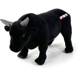 imageBig Country Toys  14quot PBR Plush Bulls  Black Brown Speckled and Gray  Stuffed Animal  Stuffed Bucking Bulls  Farm Western and Rodeo Toys  Professional Bull Riders GrayBlack