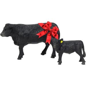 imageBig Country Toys  Roping Steer  120 Scale  Hand Painted  Hunting Toys  Farm Animal FigurinesAngus Cow  Calf
