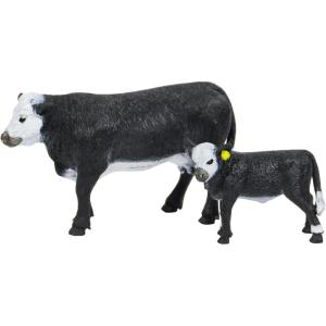 imageBig Country Toys  Roping Steer  120 Scale  Hand Painted  Hunting Toys  Farm Animal FigurinesBlack Baldy Cow  Calf