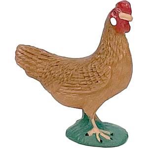 imageBig Country Toys  Roping Steer  120 Scale  Hand Painted  Hunting Toys  Farm Animal FigurinesHen