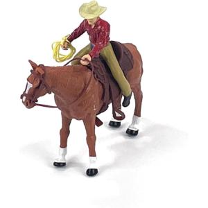 imageBig Country Toys 6666 Ranch Black Angus Ranch Set  Realistic Ranch Playset with Cattle Accessories ampamp Farm Fun6666 Ranch Cowboy and Quarter Horse