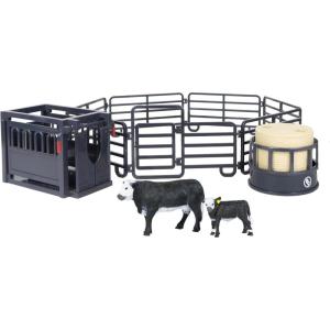 imageBig Country Toys 7Piece Corral Fence Panel Set  120 Scale  Farm Toys  Toy Fence Panels12Piece Ranch Set