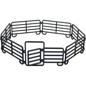 imageBig Country Toys 7Piece Corral Fence Panel Set  120 Scale  Farm Toys  Toy Fence Panels7Piece Corral Fence Panel Set