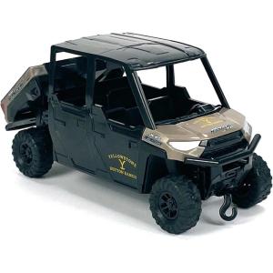 imageBig Country Toys AMT Adult Collectibles Rip Wheeler Yellowstone Polaris Ranger Truck with Trailer Realistic Collectible