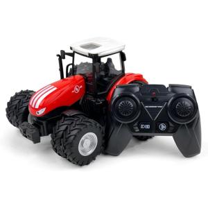 imageBig Country Toys RC Tractor Dually 124 Scale RedRC Tractors