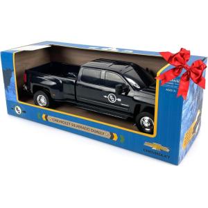 imageBig Country Toys Realistic Chevrolet Silverado Dually Truck Toy ampamp Trailer Hitch 120 Scale Farm Toys for 3 Year Old Boys